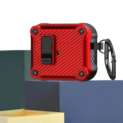 Security Lock Shockproof AirPods Case