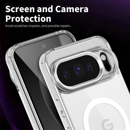 Funda Magnética Transparente de Lujo para Google Pixel