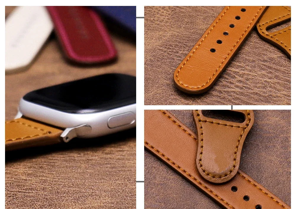 Business Leather Apple Watch Band
