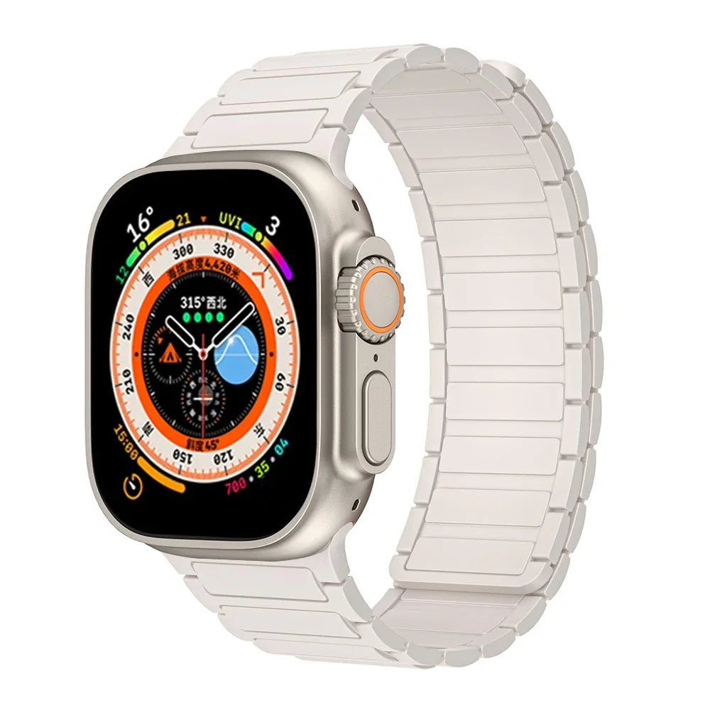 Magnetic Silicone Apple Watch Band