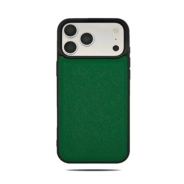 Saffiano PU Leather Luxury iPhone Case