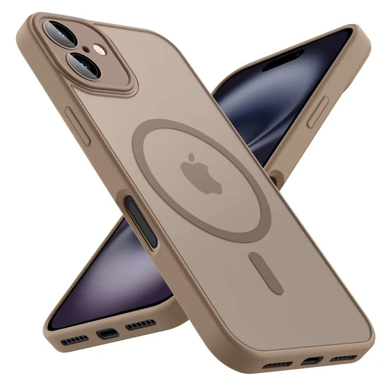 Luxury Frosted MagSafe iPhone Case