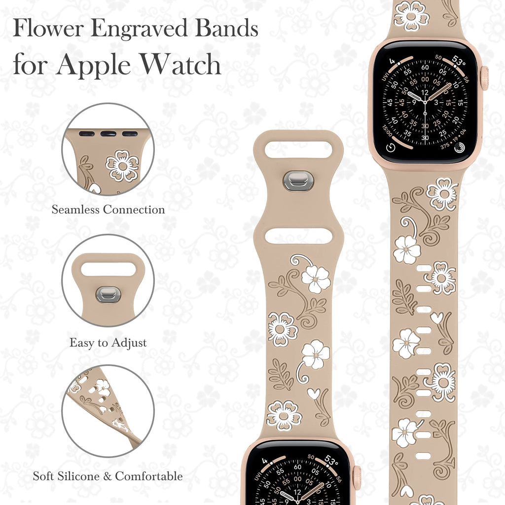 SignatureFlex | Engraved Silicone Band For Apple Watch
