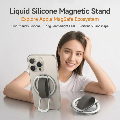 MagSafe Silicone Ring Phone Grip & Stand