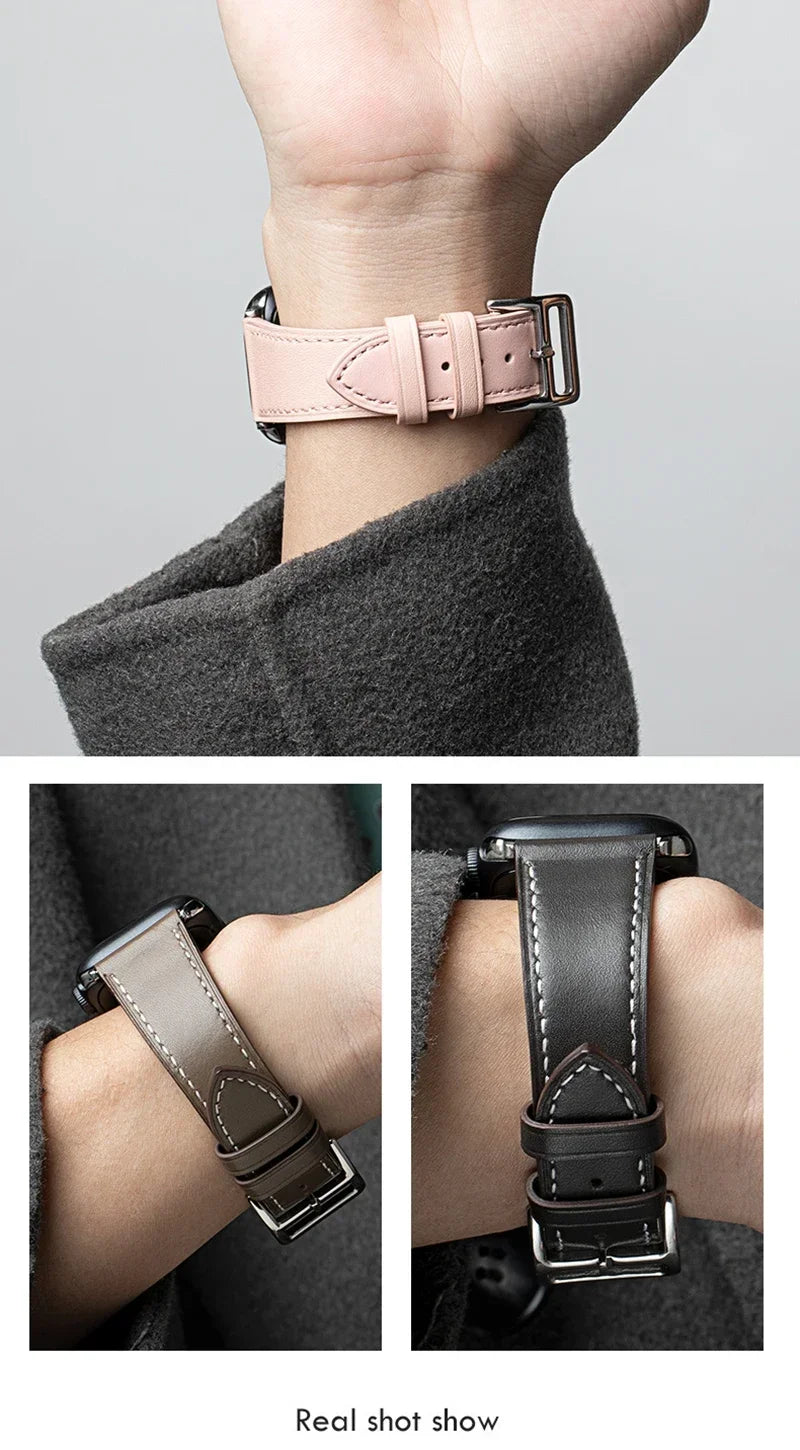 Sport Leather Apple Watch Band