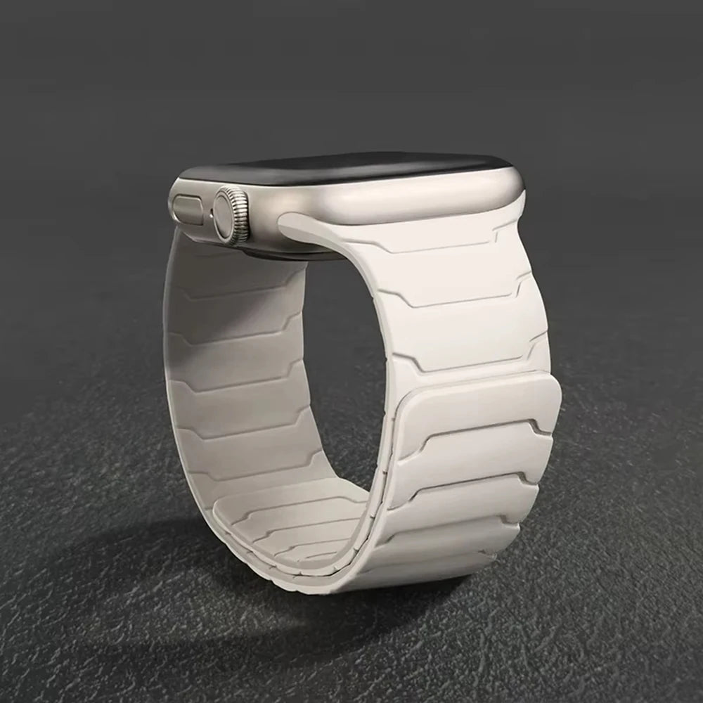 Magnetic Silicone Apple Watch Band