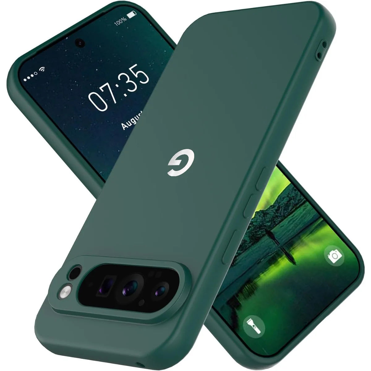 Funda protectora de silicona suave para Google Pixel