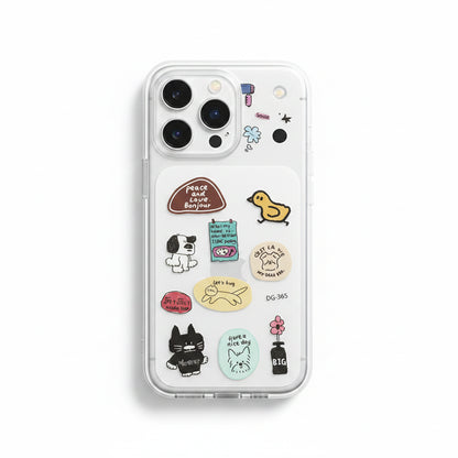 Kawaii 3D Jelly Phone Case Stickers