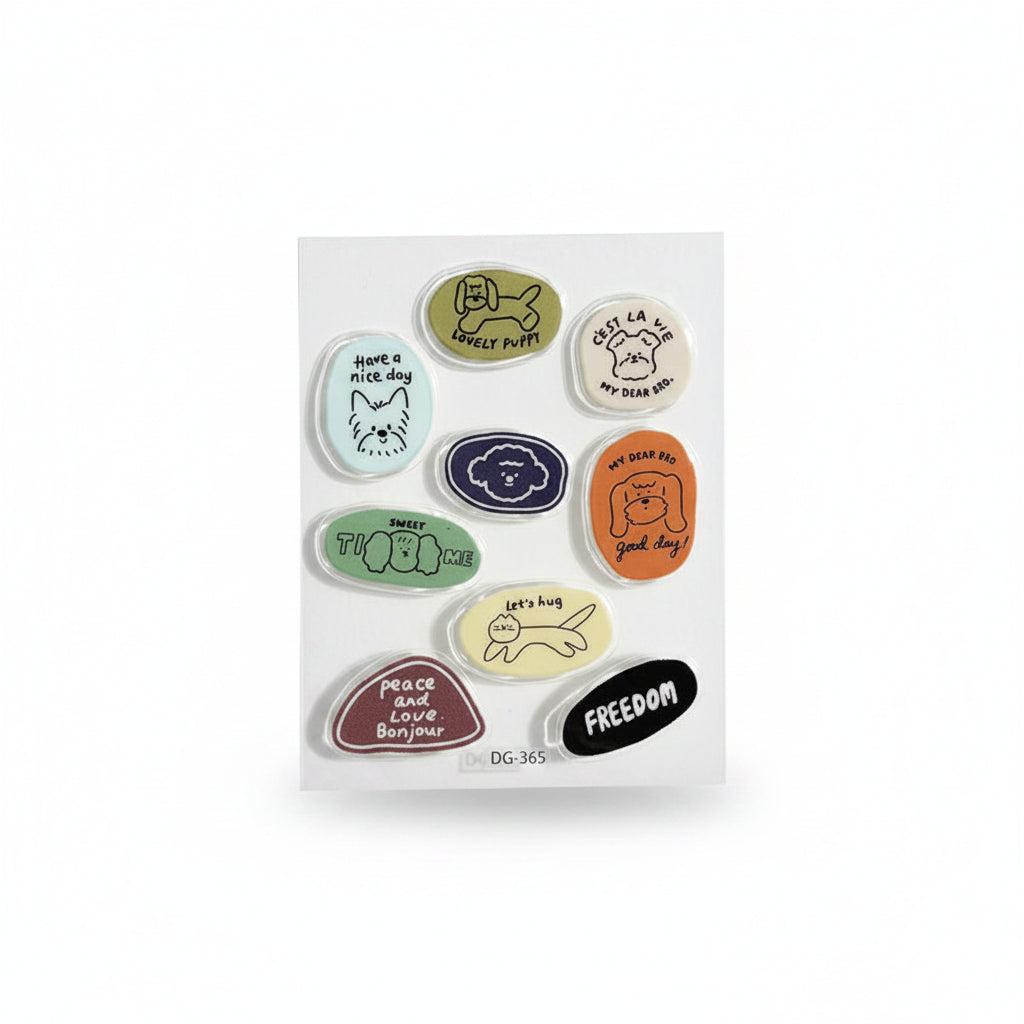 Kawaii 3D Jelly Phone Case Stickers