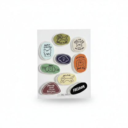 Kawaii 3D Jelly Phone Case Stickers