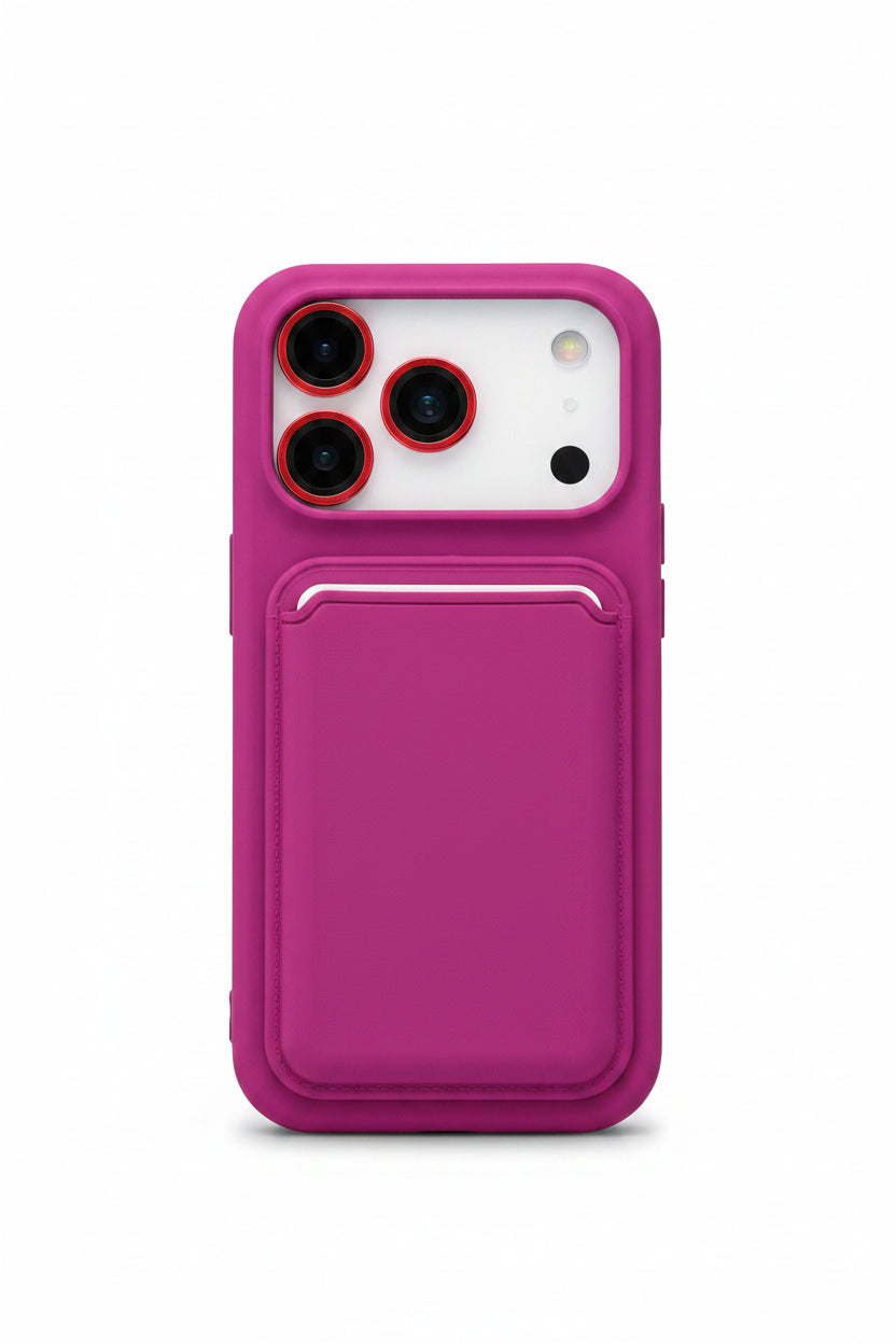 MagSafe Silicone Wallet iPhone Case