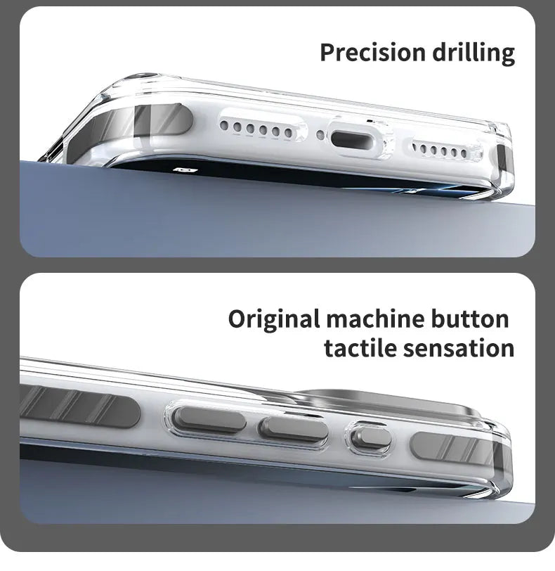 Luxury Clear MagSafe iPhone Case