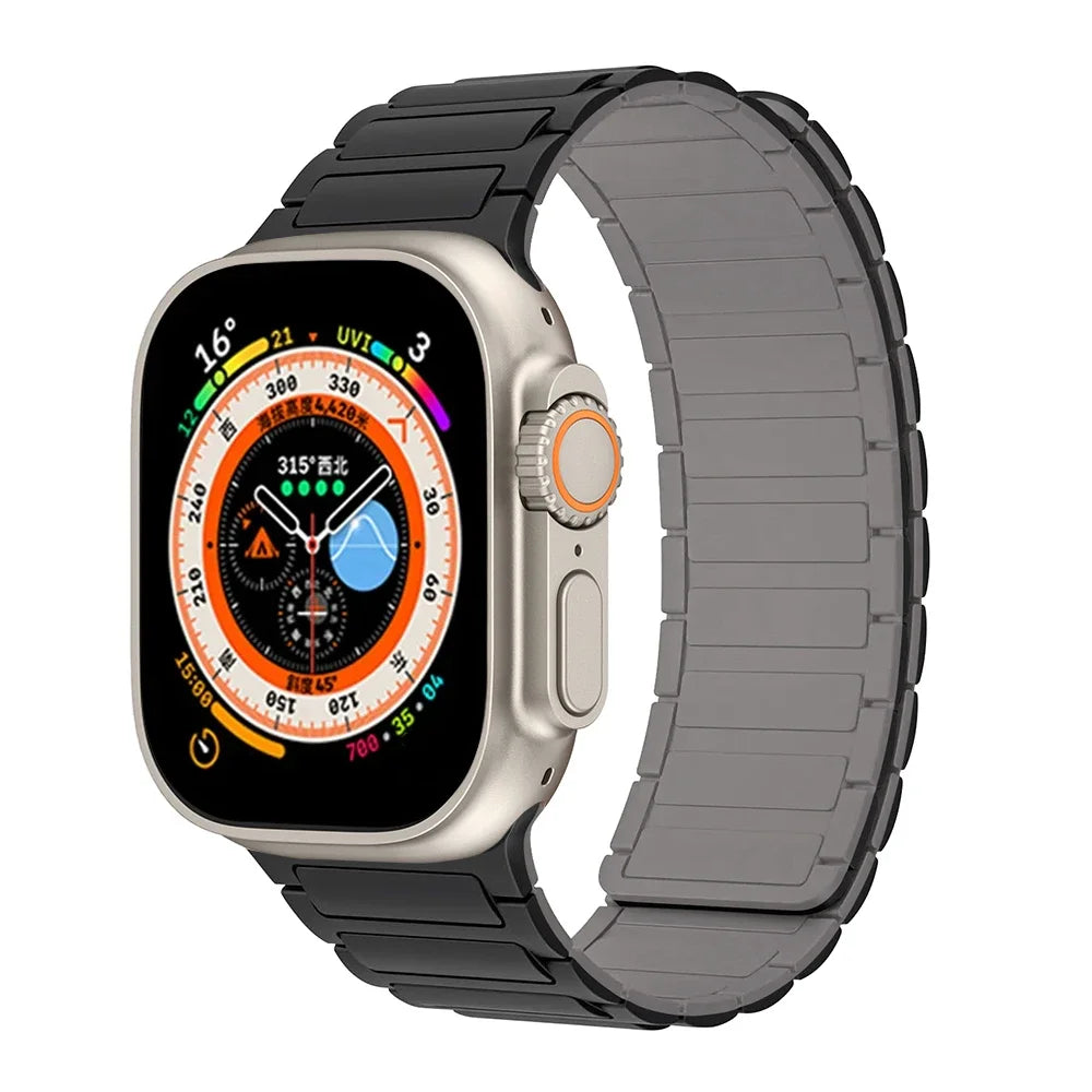 Magnetic Silicone Apple Watch Band