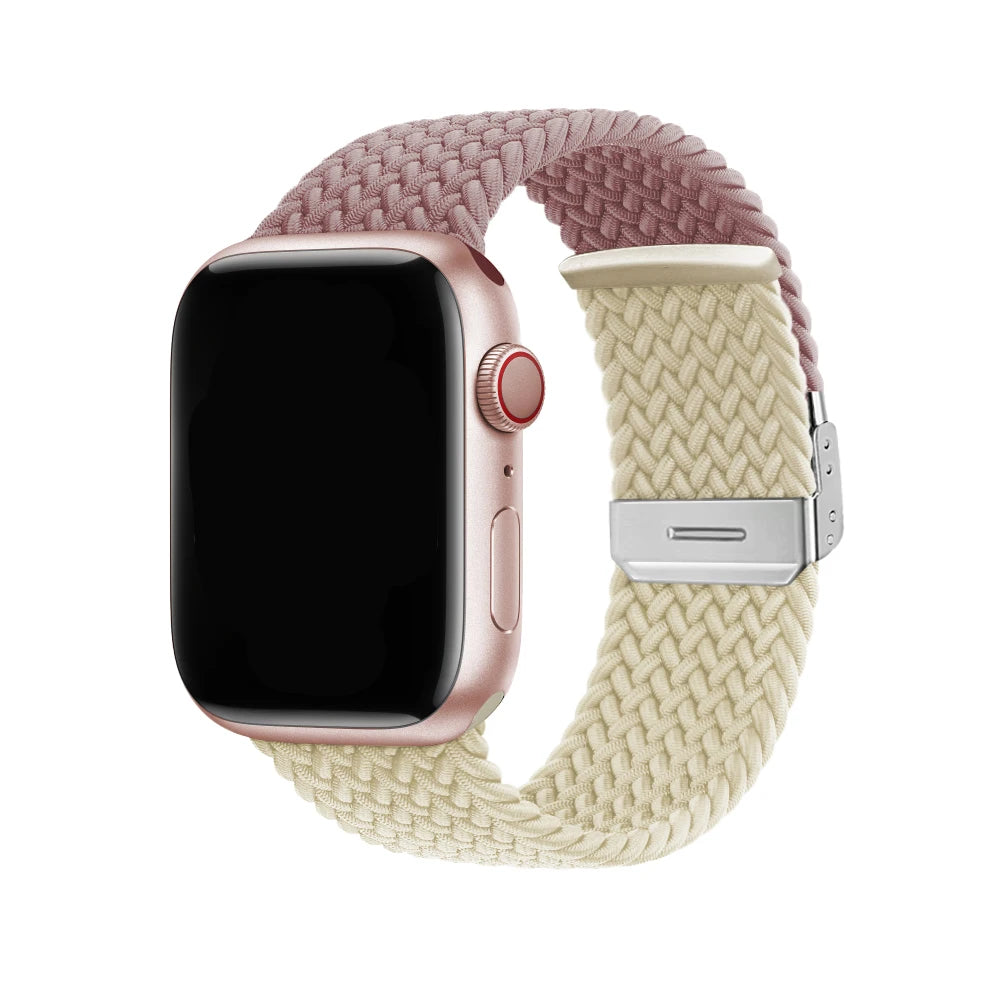 Braided Stretch Nylon Apple Watch Band