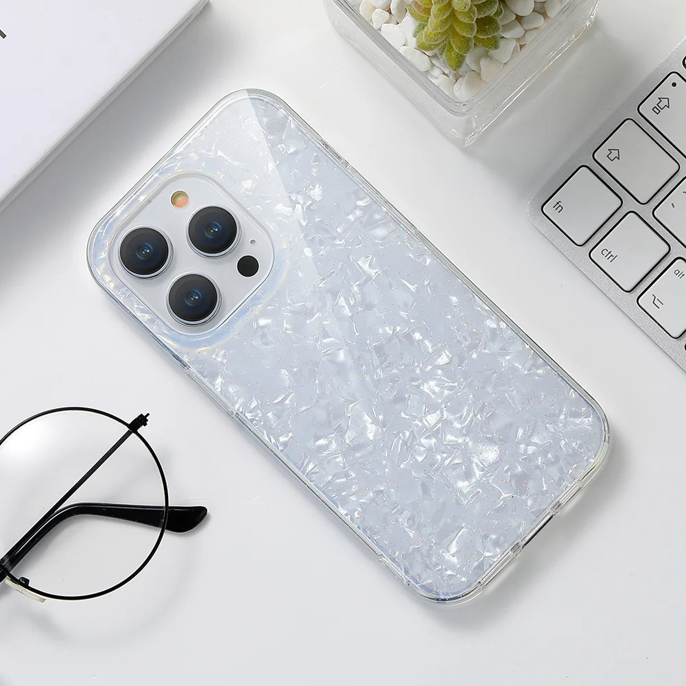 Pearl Aura | Magnetic Marble Case