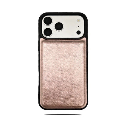 Saffiano PU Leather Luxury iPhone Case