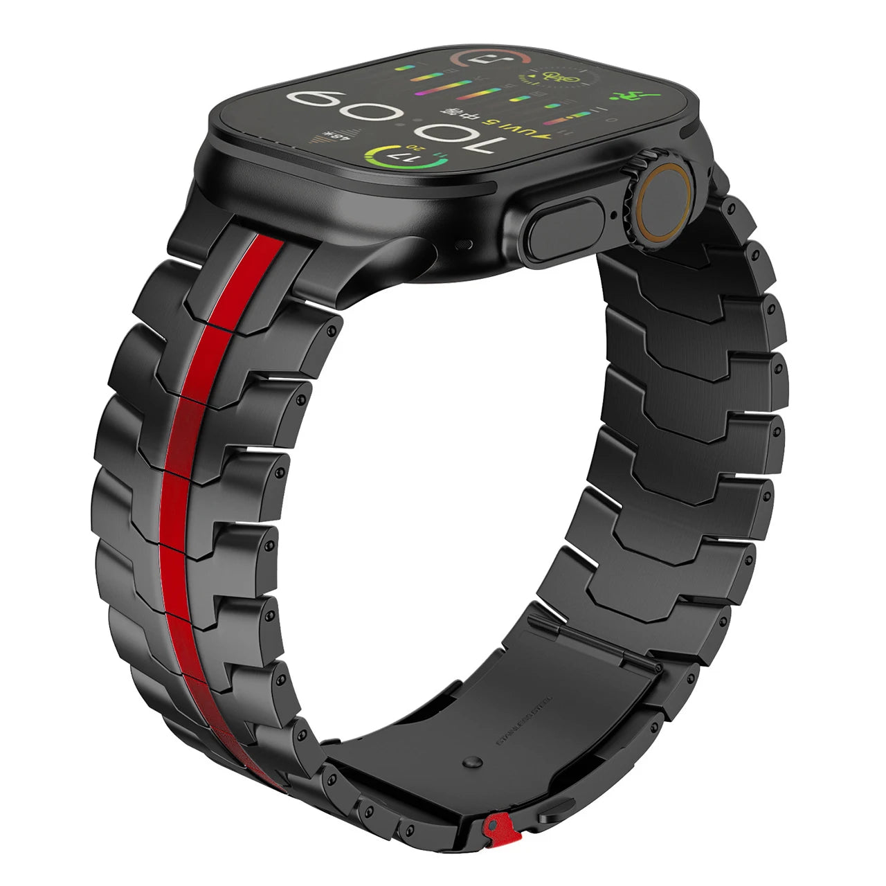Titanium Color Stainless Steel Apple Watch Band