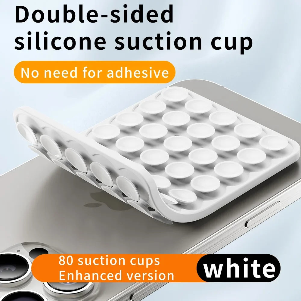 Double-Sided Silicone Suction Phone Pad