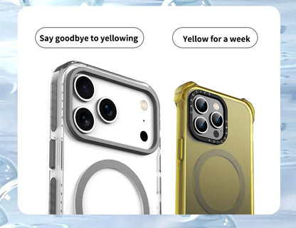Luxury Clear MagSafe iPhone Case