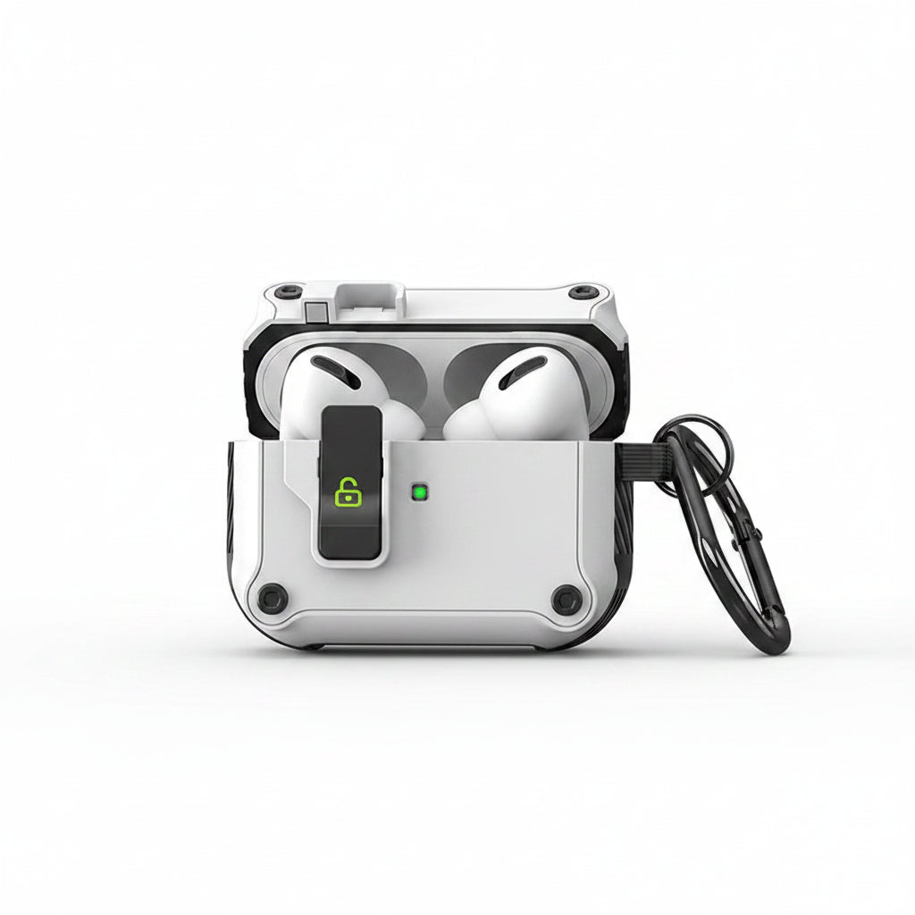 Security Lock Shockproof AirPods Case