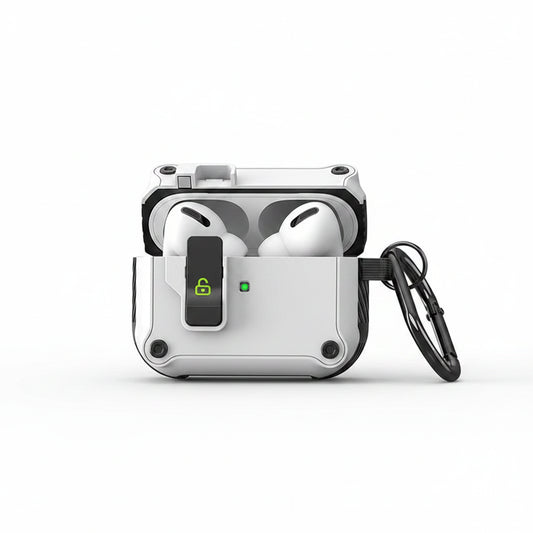 Security Lock Shockproof AirPods Case