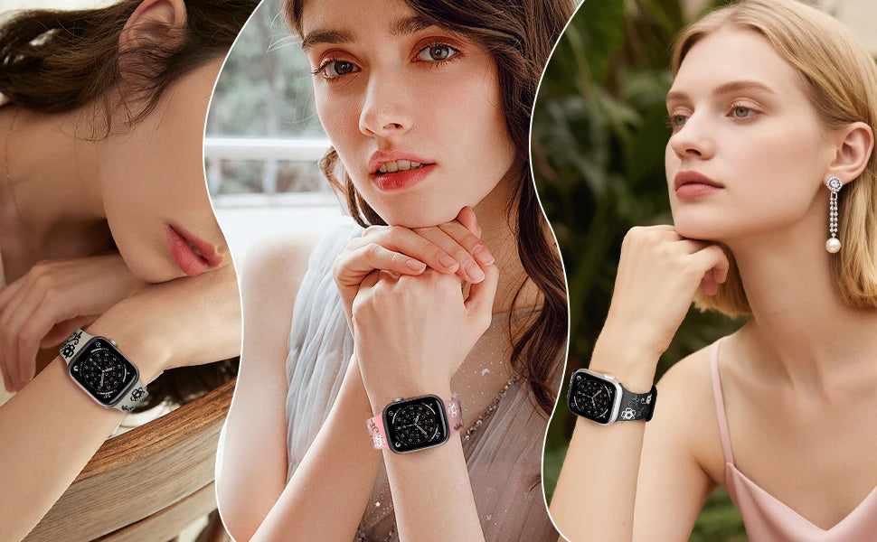 Engraved Silicone Band for Apple Watch