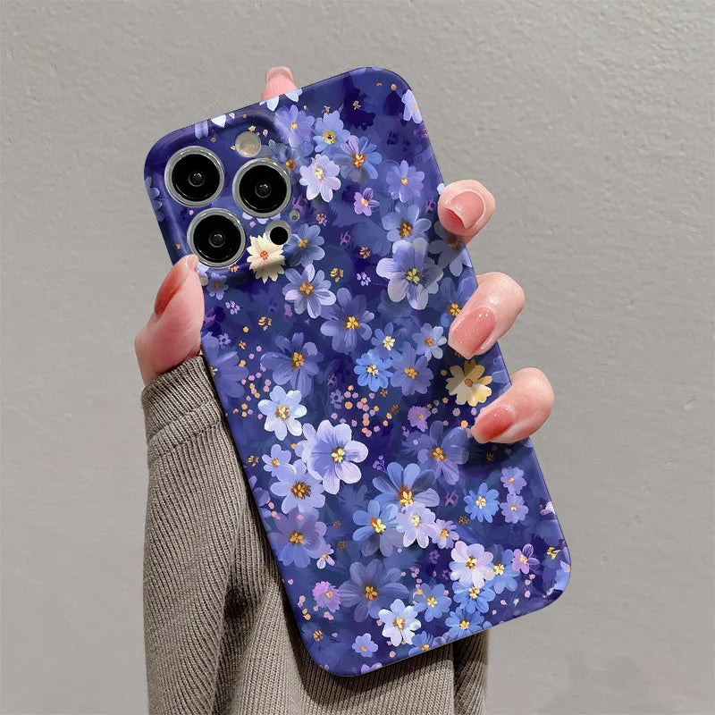 BlueBloom | Floral Hard Shell Case