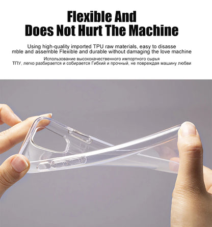 Luxury Clear Shockproof Silicone iPhone Case