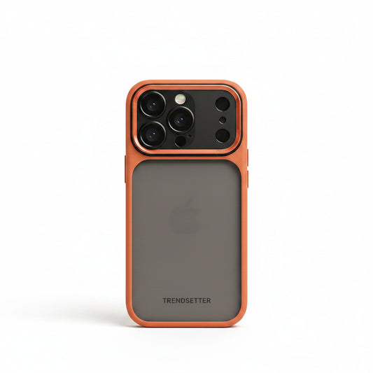 Orange Transparent Bumper iPhone Case