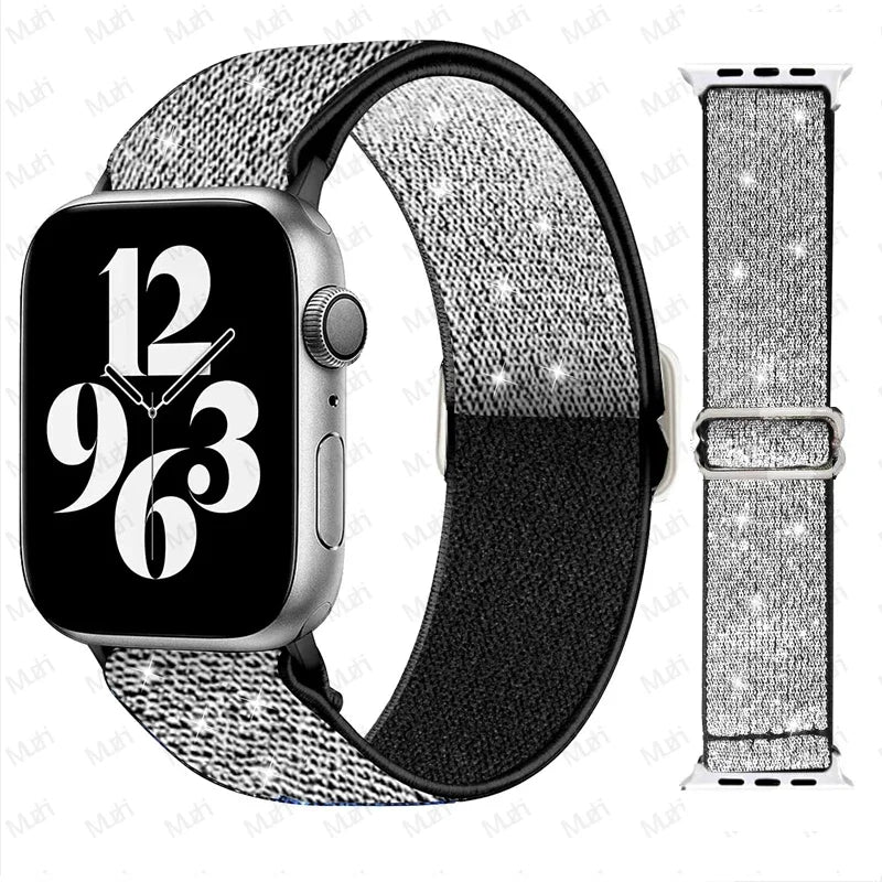 Nylon Elastic Solo Loop Band for Apple Watch