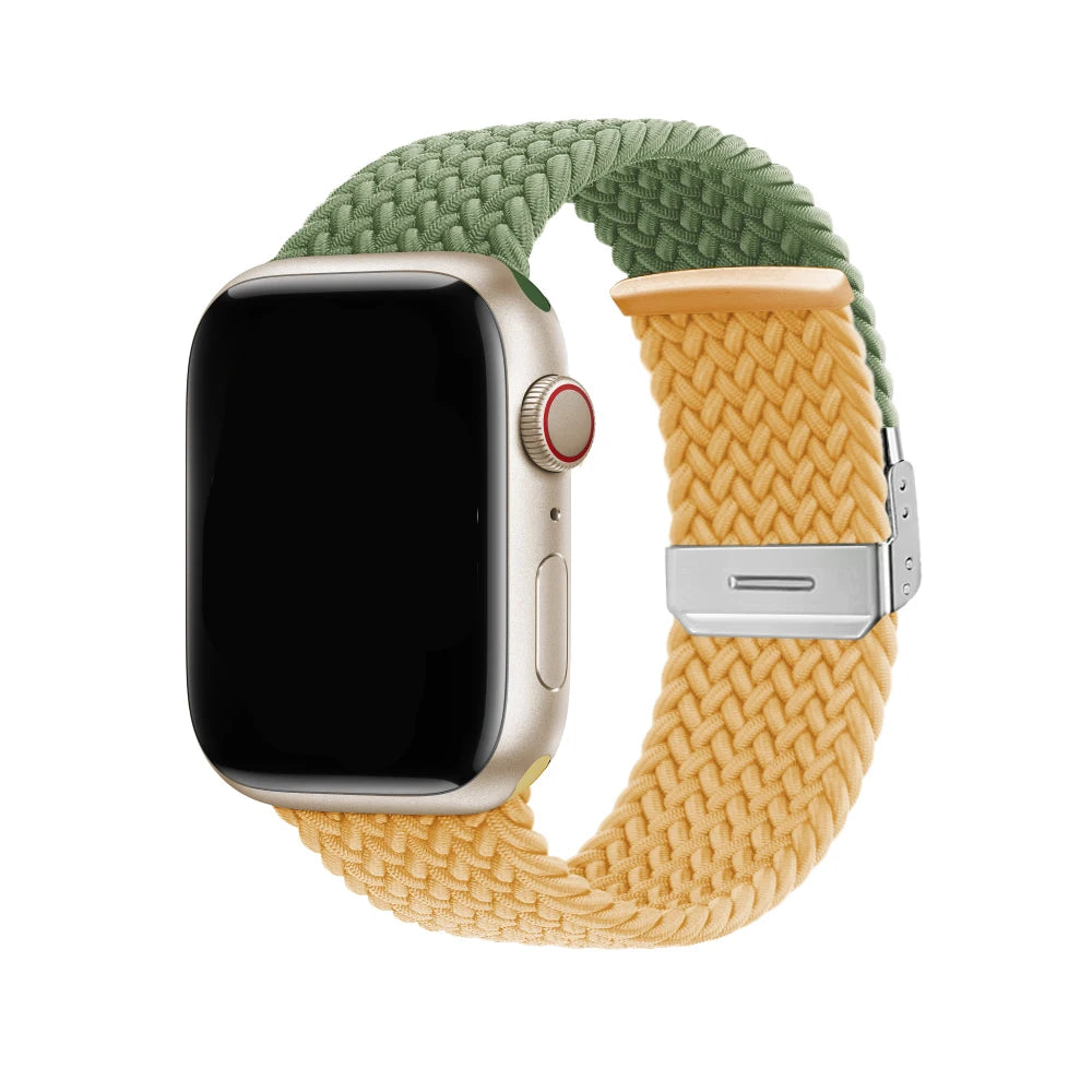 Braided Stretch Nylon Apple Watch Band