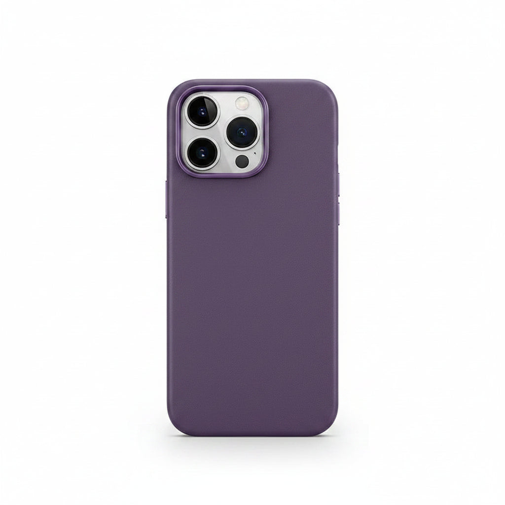Slim Business Leather MagSafe iPhone Case
