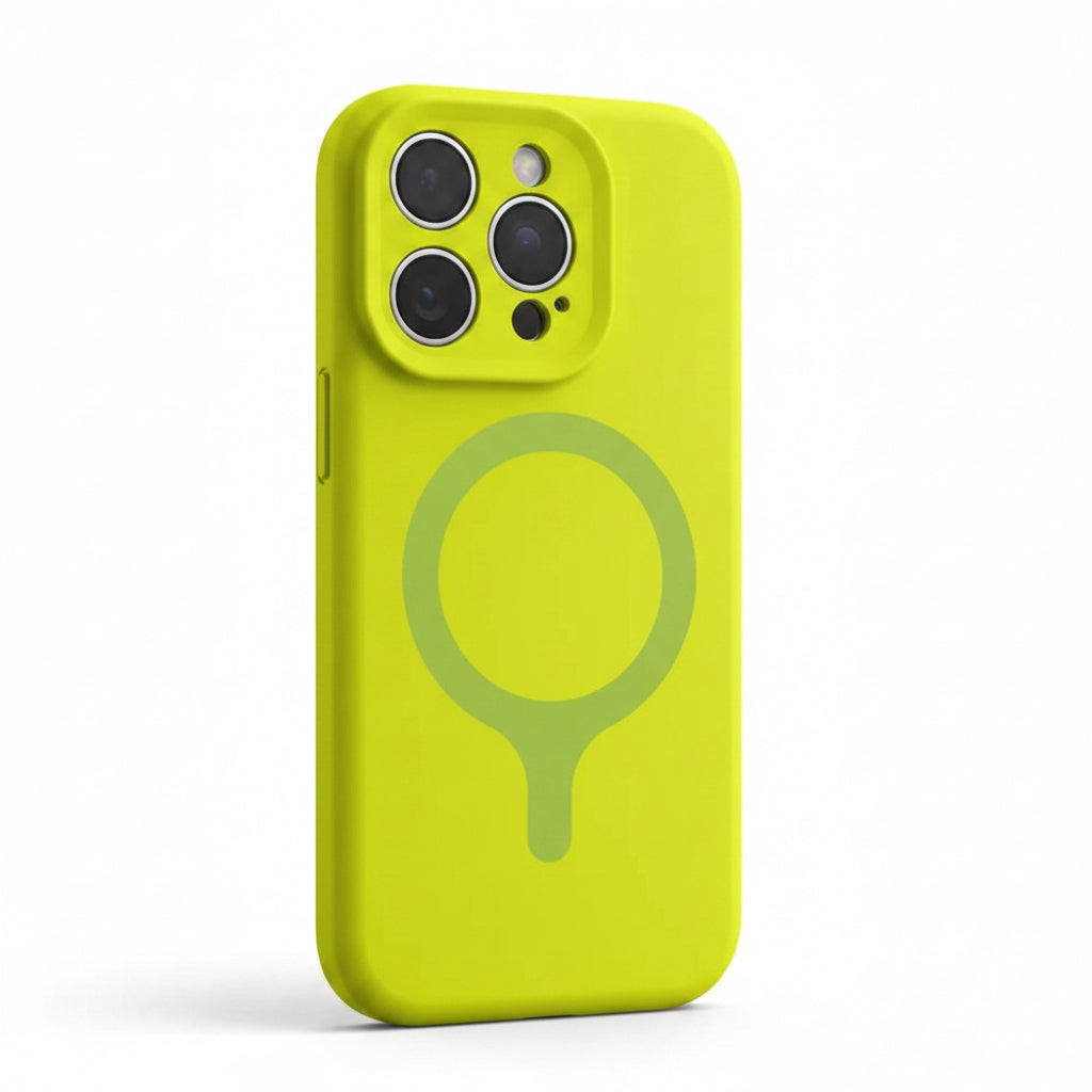 Neon MagSafe Silicone iPhone Case